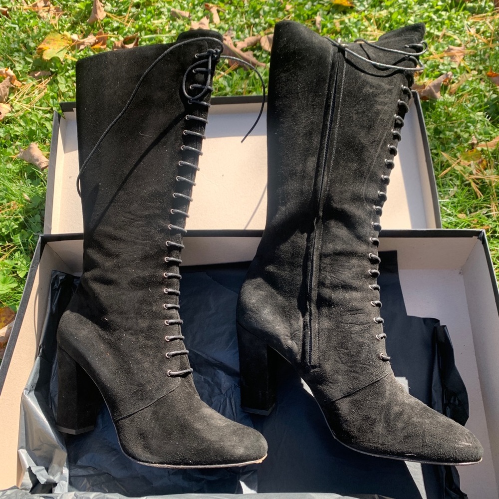 EUGENIA KIM Kim Amber knee high suede boots